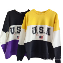 Wholesale High Quality Customized Men's Pullover 100% Cotton Print Sweatshirt